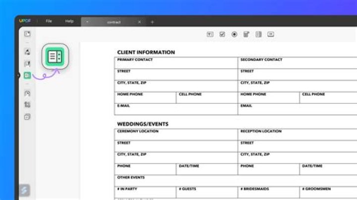 create fillable pdf form