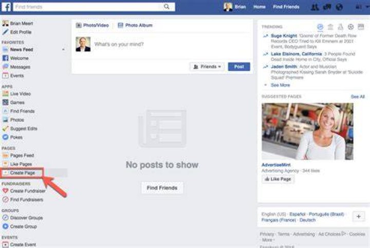 Facebook Fan Page
