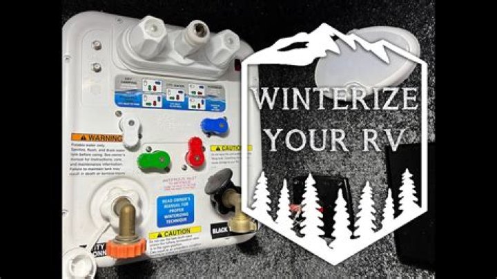 How do I winterize my RV ice maker?