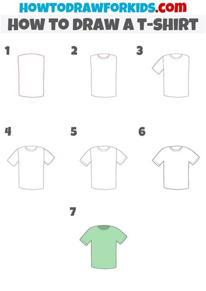 how to draw a shirt