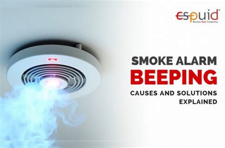 smoke alarm beeping